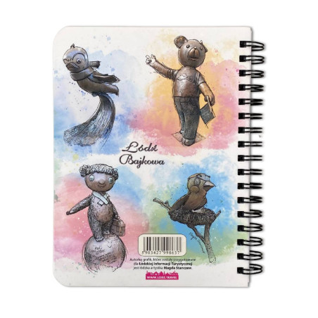 Notes kołonotatnik Miś Uszatek Bajkowy