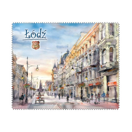Ściereczka do okularów Akwarela Łódź