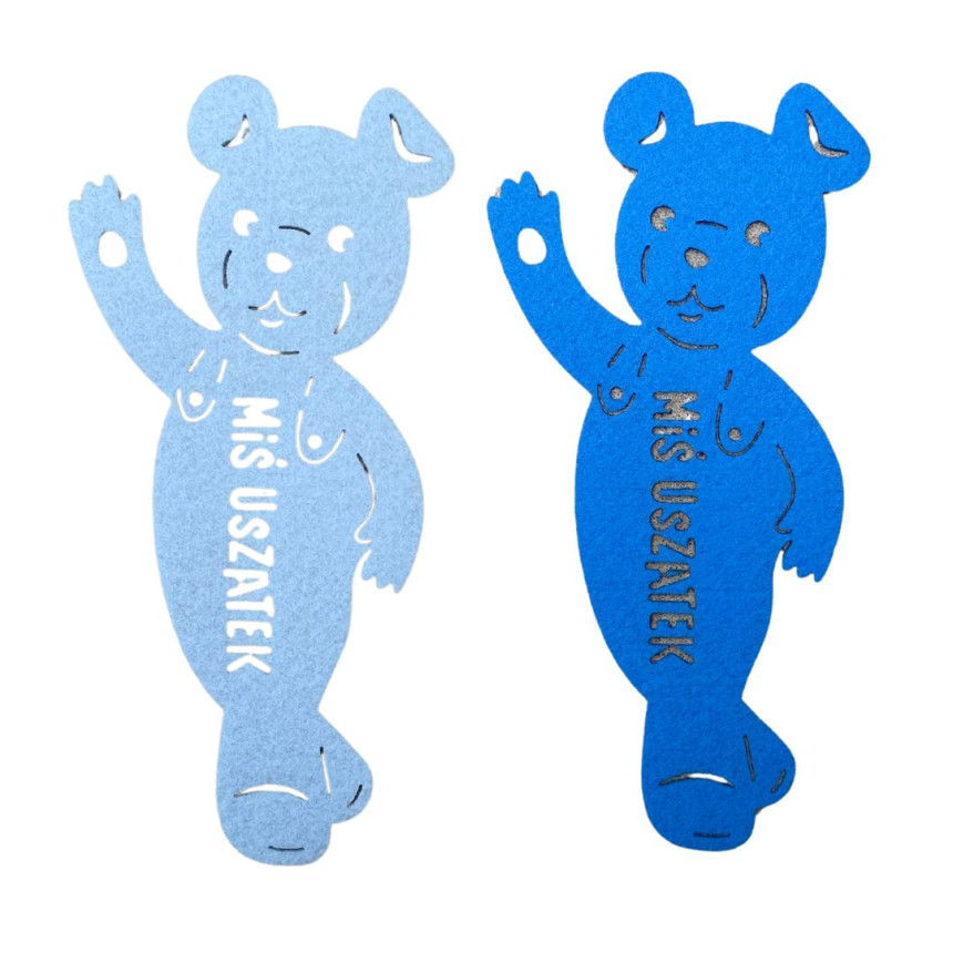 Zakładka do książki filcowa Miś Uszatek