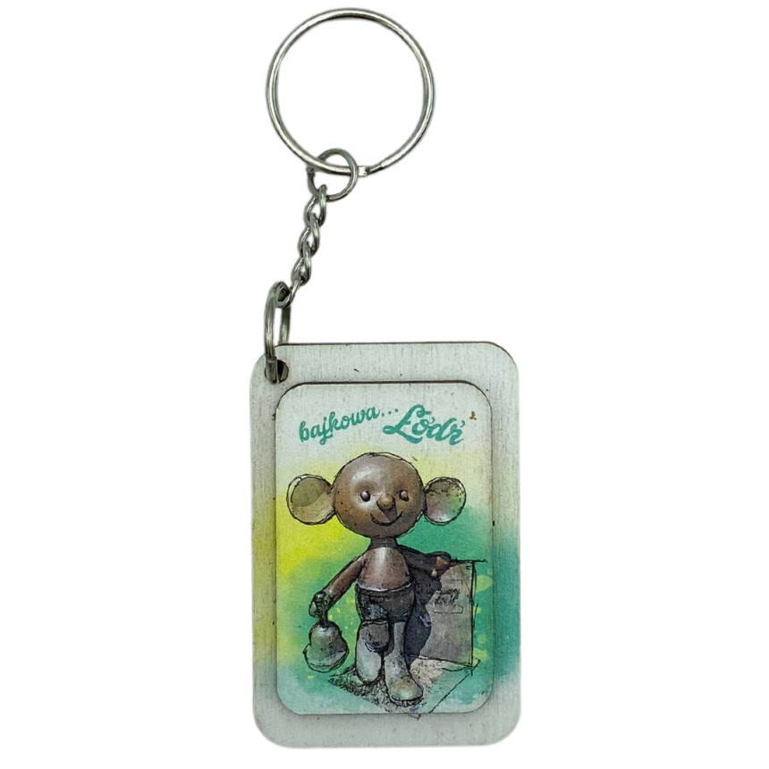 Brelok drewniany Łódź Bajkowa Plastuś