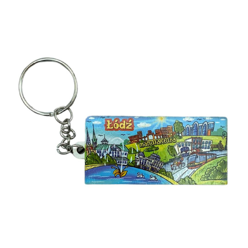 Brelok drewniany Łódź Manufaktura