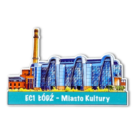 Magnes drewniany Łódź EC1 Miasto Kultury