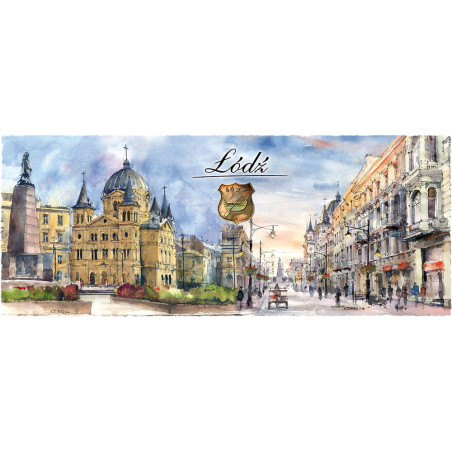 Kubek Łódź Akwarela Piotrkowska