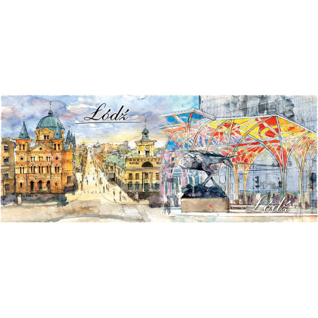 Kubek Łódź Akwarela Jednorożec