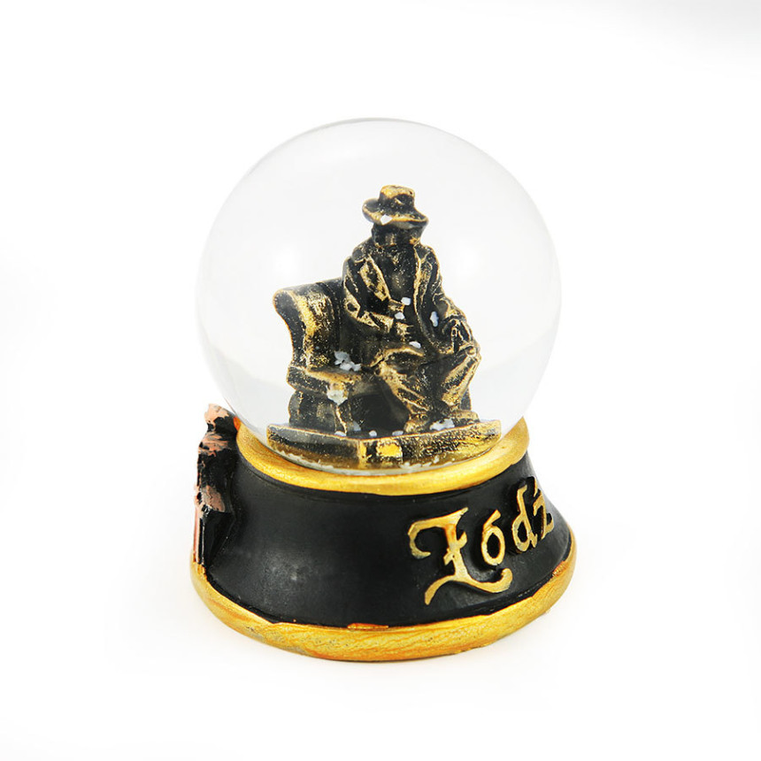 Kula śnieżna Łódź Ławeczka Tuwima