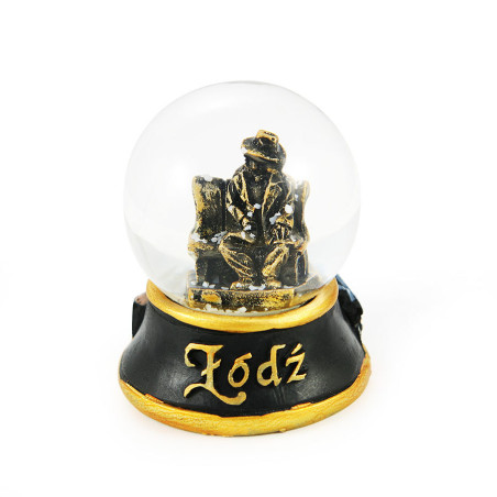 Kula śnieżna Łódź Ławeczka Tuwima