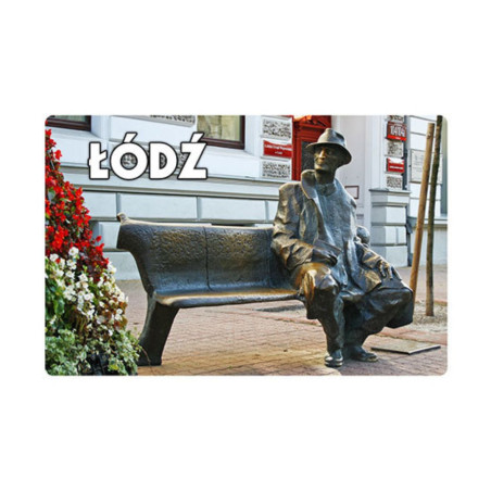 Magnes 3D Ławeczka Tuwima Łódź