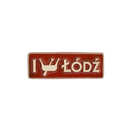 Magnes Ceramiczny I LOVE ŁÓDŹ