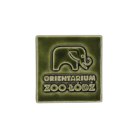 Magnes Ceramiczny LOGO Orientarium Łódź - zielony
