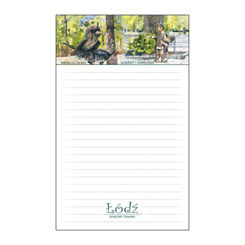 Notes magnetyczny duży Łódź Bajkowe Pomniki
