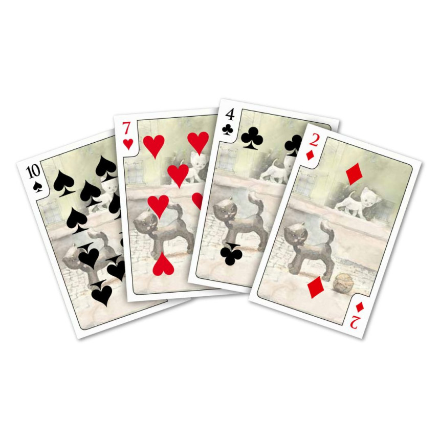 Karty do gry - Miś Uszatek Łódź Bajkowa