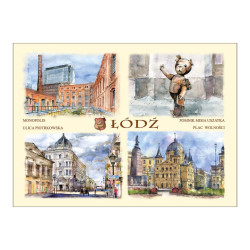 Pocztówka B6 Łódź Monopolis