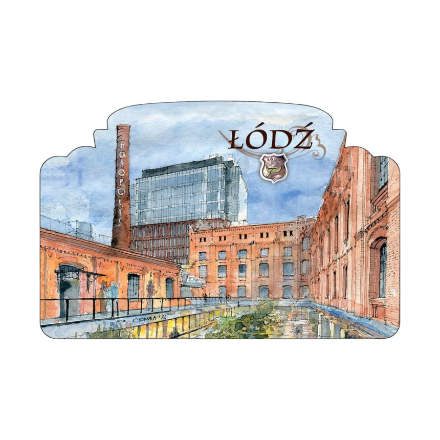 Magnes z Łodzi Monopolis Akwarela