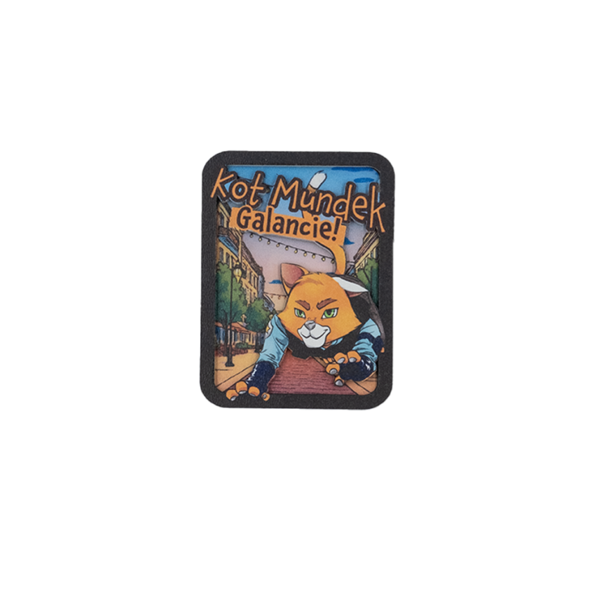 Magnes 3D KOT MUNDEK Piotrkowska