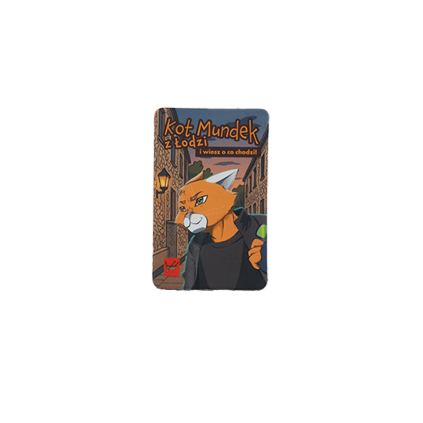 Magnes prostokątny KOT MUNDEK Pasaż Róży