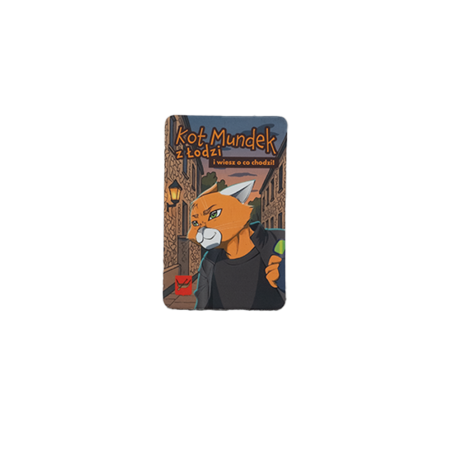 Magnes prostokątny KOT MUNDEK Pasaż Róży