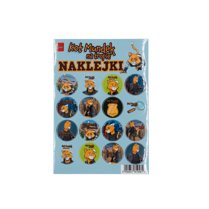 Naklejki KOT MUNDEK małe