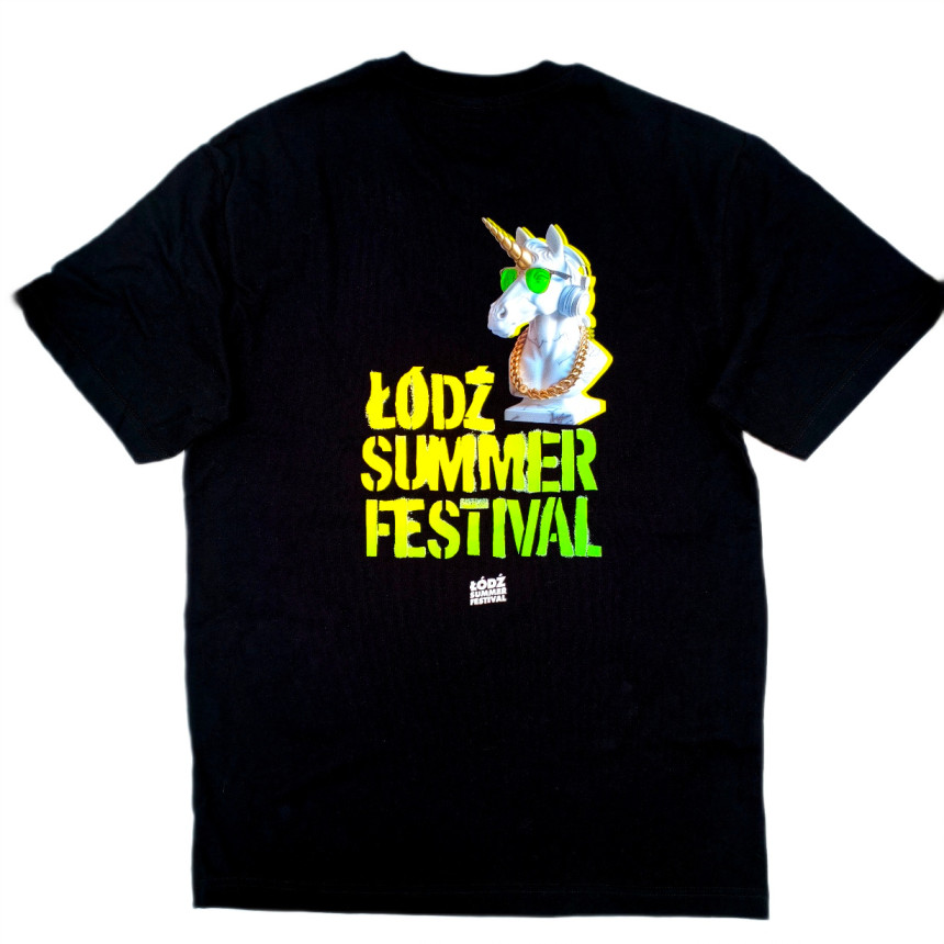 Oficjalna koszulka oversize Łódź Summer Festival Jednorożec