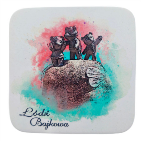 Podkładka pod kubek Bajkowa Trzy Misie