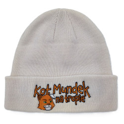 KOT MUNDEK CZAPKA EKRI