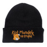 KOT MUNDEK CZAPKA CZARNA