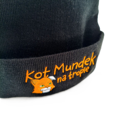 KOT MUNDEK CZAPKA CZARNA