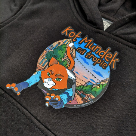 KOT MUNDEK BLUZA CZARNA DZIECIĘCA