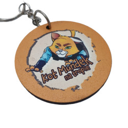 Brelok sklejka KOT MUNDEK...