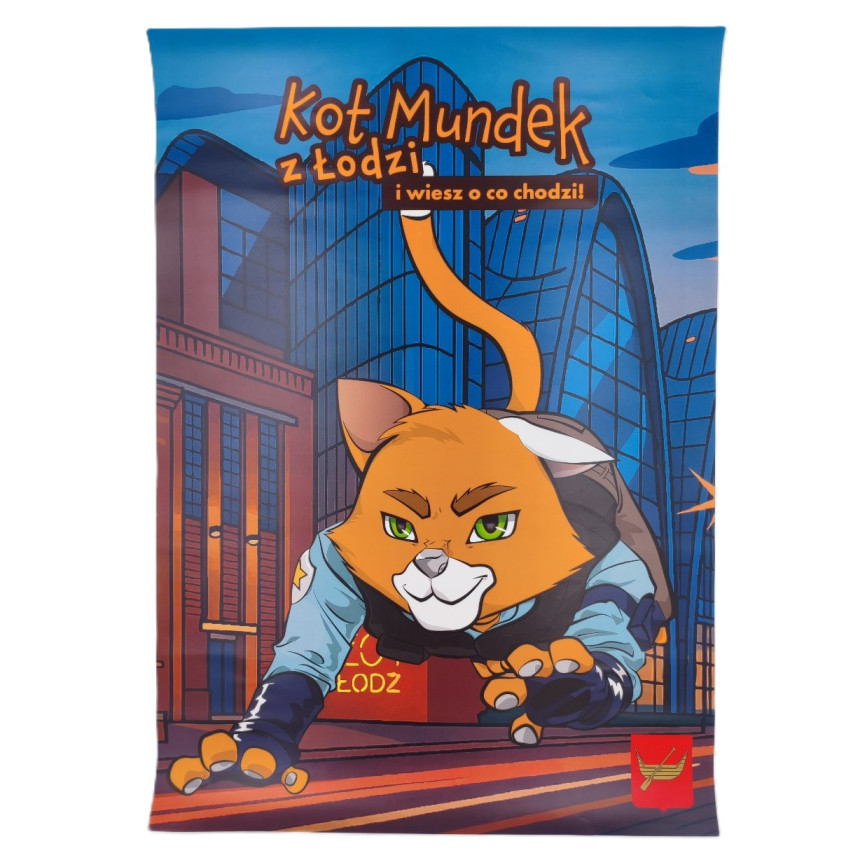 Plakat „Kot Mundek – EC1”