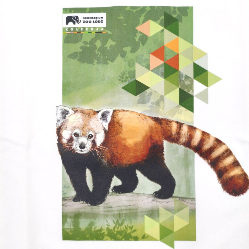 KOSZULKA PANDA CZERWONA