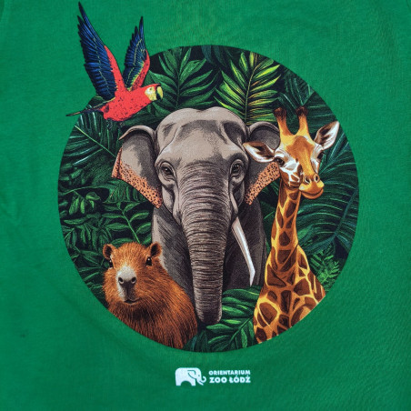 KOSZULKA DZIECIĘCA ZIELONA ORIENTARIUM