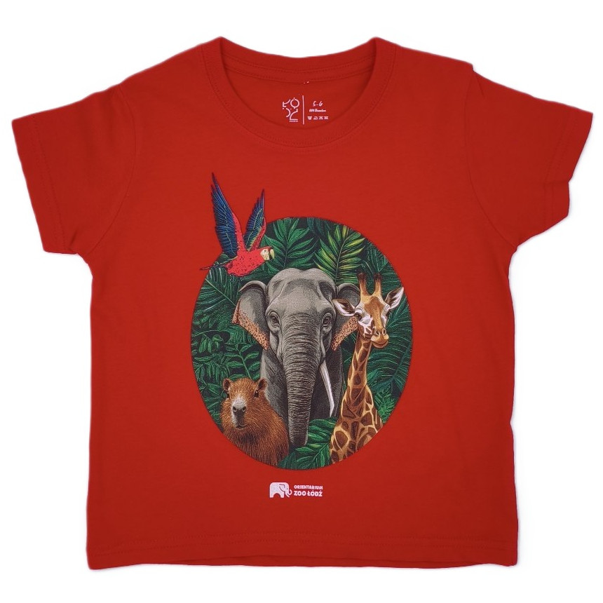 KOSZULKA DZIECIĘCA CZERWONA ORIENTARIUM