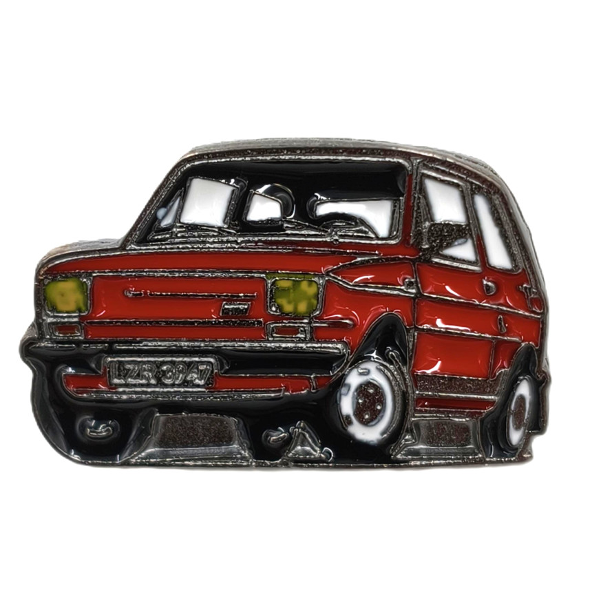 Pin Fiat 126p różne kolory