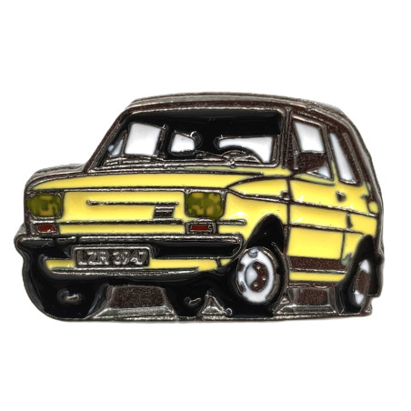 Pin Fiat 126p różne kolory
