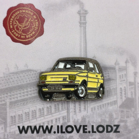 Pin Fiat 126p różne kolory