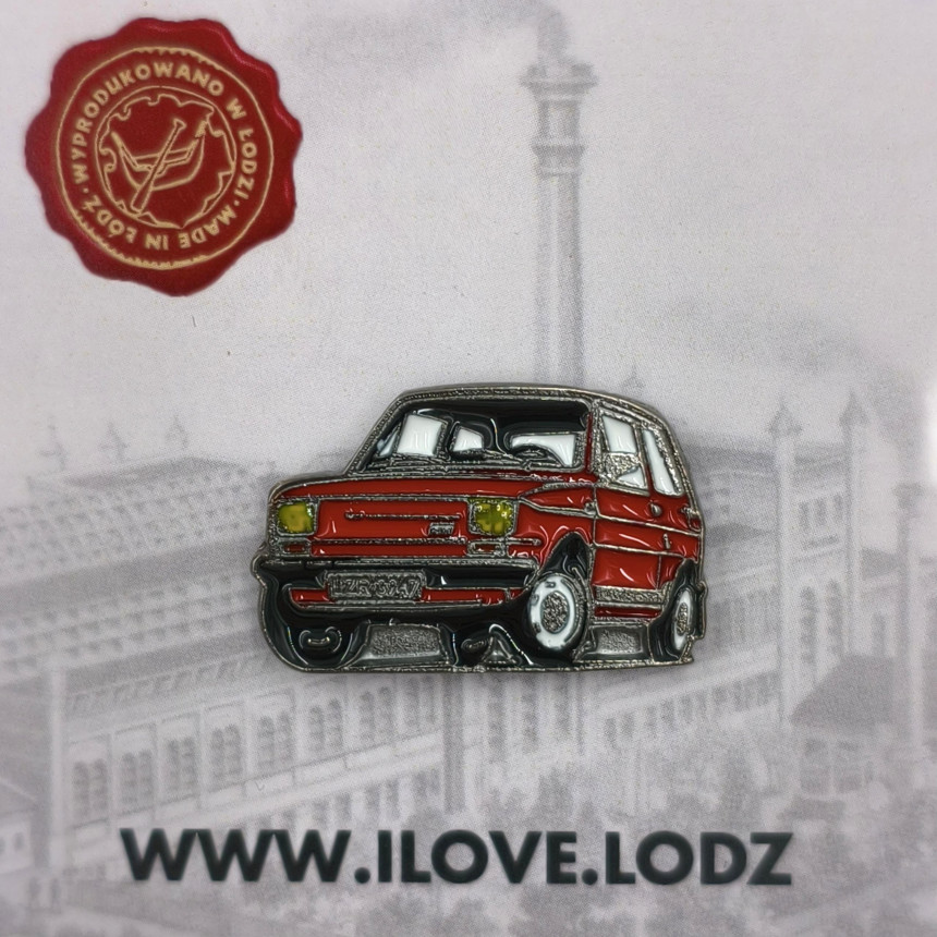 Pin Fiat 126p różne kolory