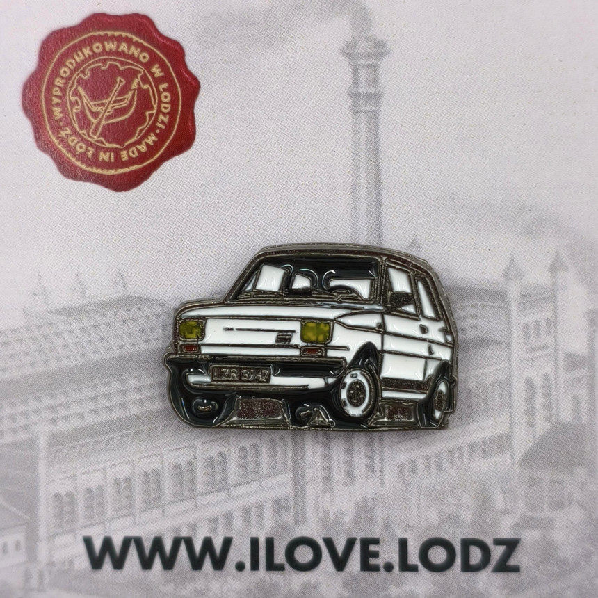 Pin Fiat 126p różne kolory