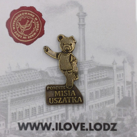 Pin metalowy Miś Uszatek
