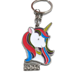 Brelok metalowy jednorożec