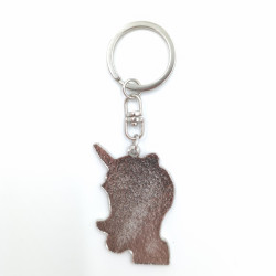 Brelok metalowy jednorożec