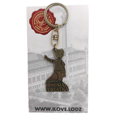 Brelok metalowy „Miś Uszatek”