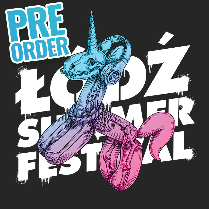 CZARNA TORBA Z NADRUKIEM ŁÓDŹ SUMMER FESTIWAL