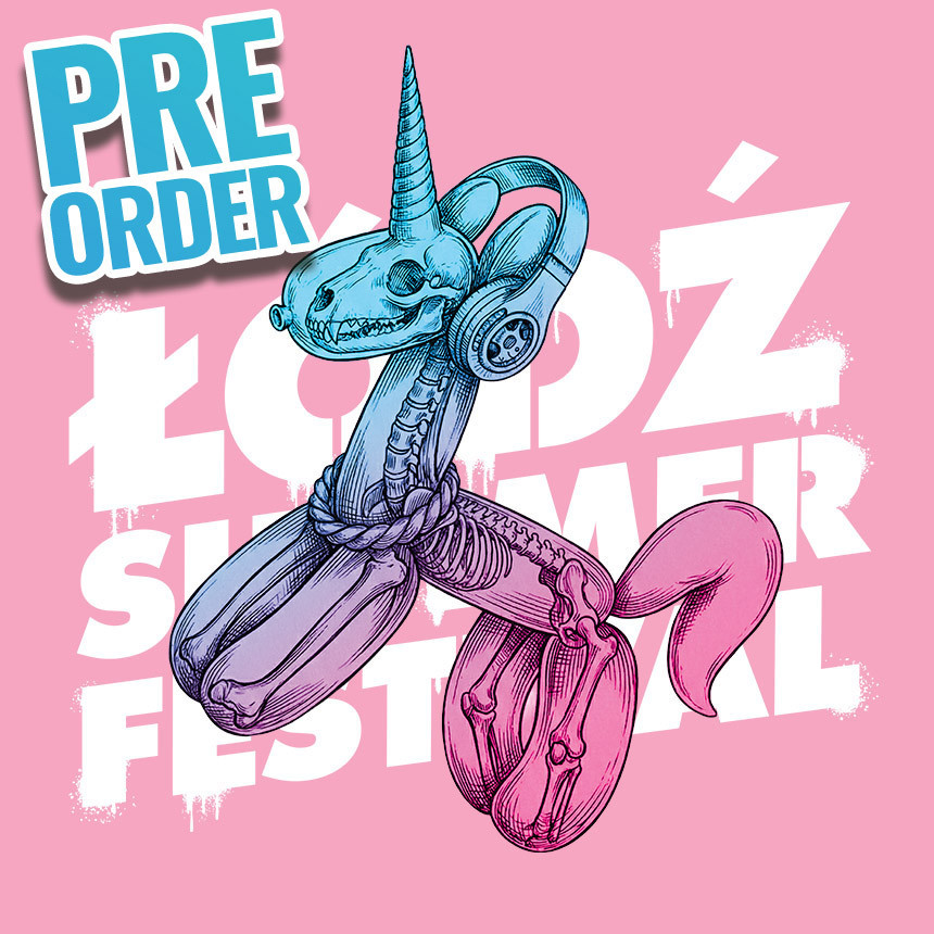 RÓŻOWA TORBA Z NADRUKIEM ŁÓDŹ SUMMER FESTIWAL