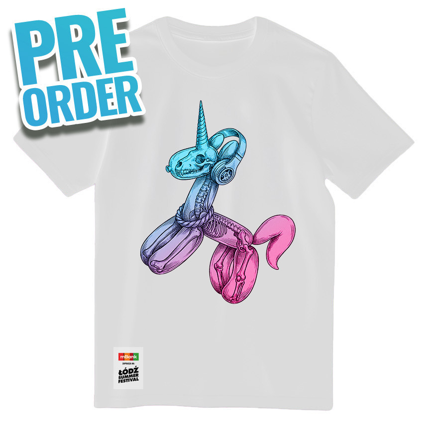 BIAŁA KOSZULKA ŁÓDŹ SUMMER FESTIWAL 2026