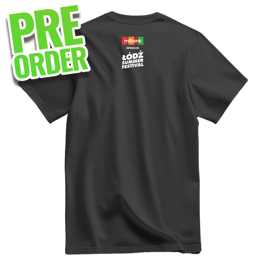 CZARNA KOSZULKA ŁÓDŹ SUMMER FESTIWAL 2026