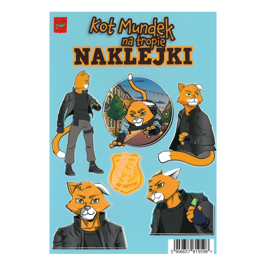 Naklejki KOT MUNDEK duże