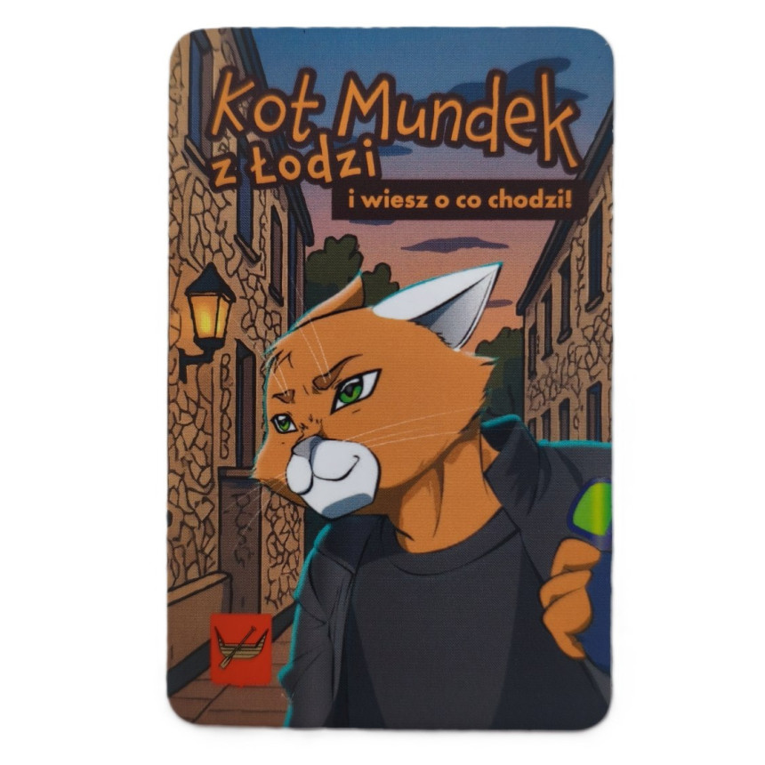 Magnes prostokątny KOT MUNDEK Pasaż Róży