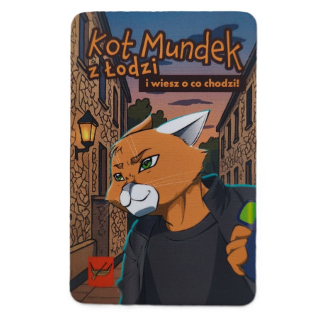 Magnes prostokątny KOT MUNDEK Pasaż Róży