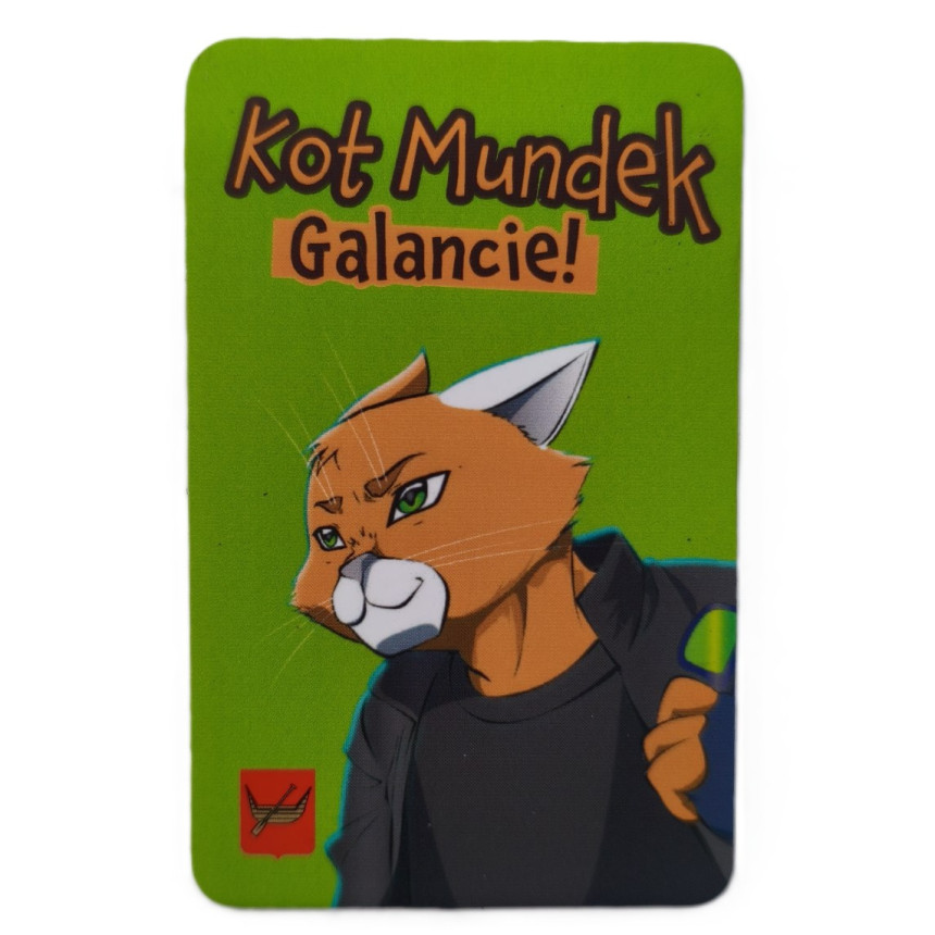 Magnes prostokątny KOT MUNDEK Galancie!