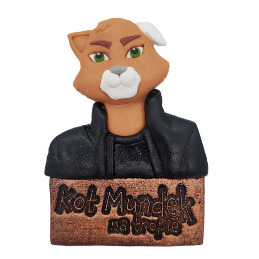 Magnes z modeliny KOT MUNDEK Piotrkowska
